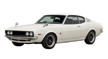 1975 初代 セリカ リフトバック 2000GT 前期LB 白のオリジナル再現イメージ