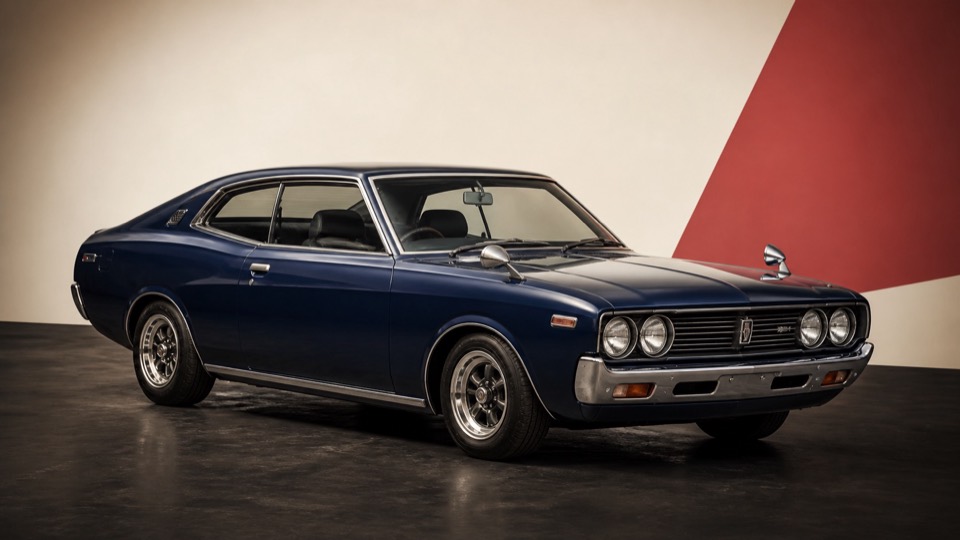 1973 2代目 日産ローレル 2ドアHT SGX 濃紺のオリジナル再現イメージ